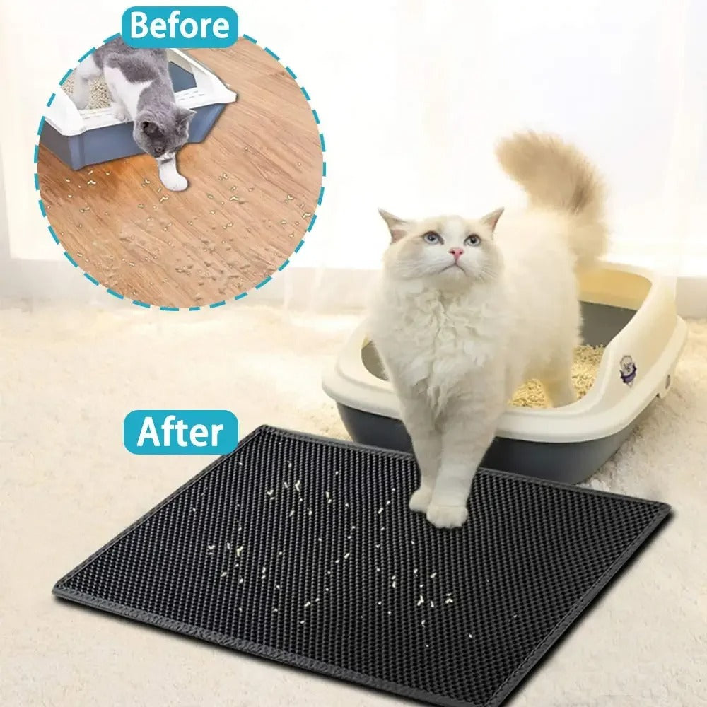 Tapis chat litière
